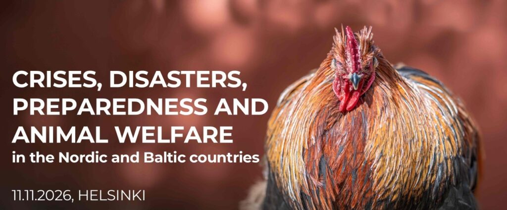 Crises, disasters, preparedness and animal welfare Nordcaw seminar