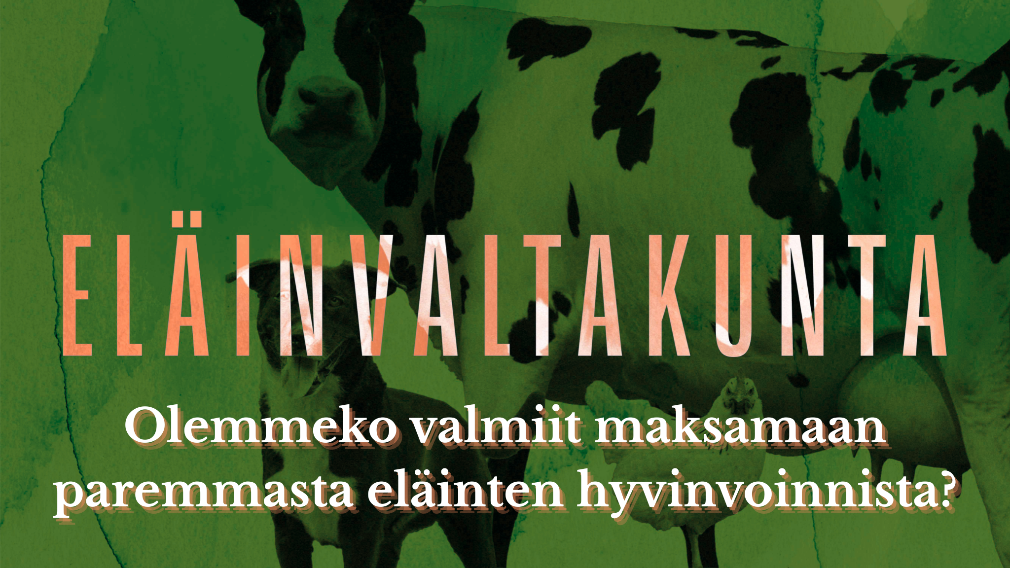 ruokakulttuuri ja eläinten hyvinvointi aiheina eläinvaltakunta-podcastissa; kuvituskuva